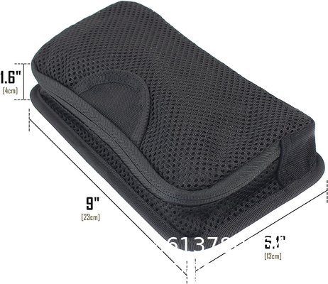 Tactical Mesh Zipper Pouch, Modular Insert Panel Organizer EDC Utility Storage Pocket with Hook-N-Loop Fasteners