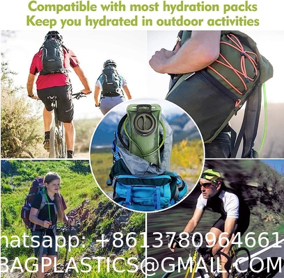 Tactical Hydration Pack Nylon, Molle Hydration Carrier Bag Water Reservoir Bag for Tactical Backpack Plate Carrier