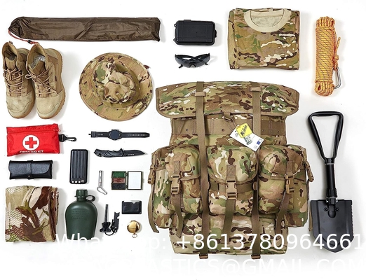 Hiking Waterproof Army Waist Rucksack, Military Pack Army Survival Combat Rucksack Backpack