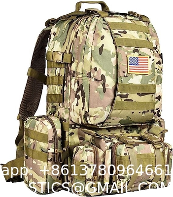 Hiking Waterproof Army Waist Rucksack, Military Pack Army Survival Combat Rucksack Backpack
