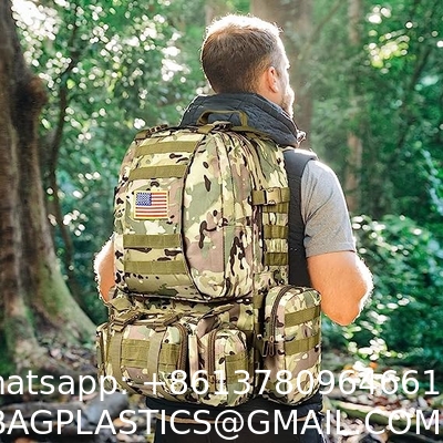 Hiking Waterproof Army Waist Rucksack, Military Pack Army Survival Combat Rucksack Backpack