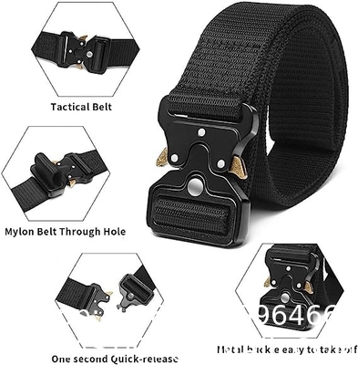 Tactical Belt For Men,Military Belts For Men,1.5" Reinforced Nylon Web Work Tactical Belt With Cobra Buckle