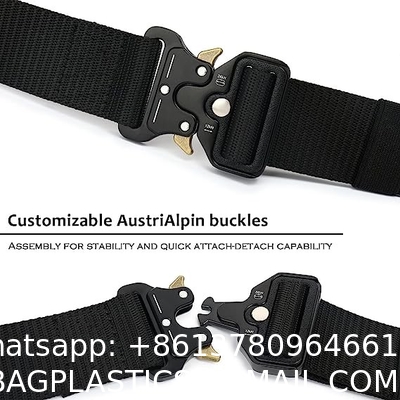 Tactical Belt For Men,Military Belts For Men,1.5" Reinforced Nylon Web Work Tactical Belt With Cobra Buckle