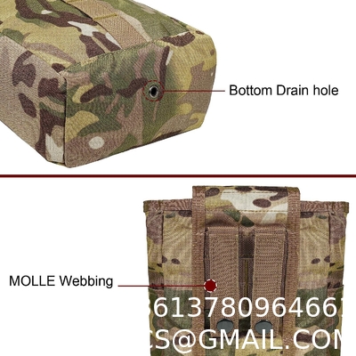Molle Dump Pouch, Tactical Slingshot Ammo Pouch Foldable Mag Dump Pouch Magazine Utility Roll Up Wiast Bag Drawstring