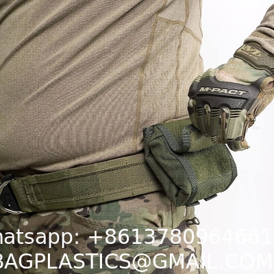 Molle Dump Pouch, Tactical Slingshot Ammo Pouch Foldable Mag Dump Pouch Magazine Utility Roll Up Wiast Bag Drawstring