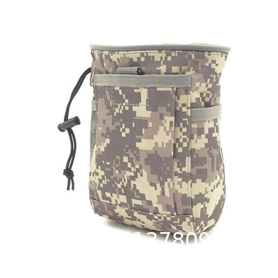 Molle Dump Pouch, Tactical Slingshot Ammo Pouch Foldable Mag Dump Pouch Magazine Utility Roll Up Wiast Bag Drawstring