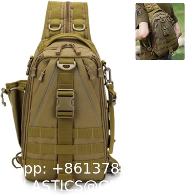 Fishing Tackle Box Storage Sling Bag Outdoor Shoulder Backpack Cross Body Sling Gear for Pond Hopper Hiking Hunting