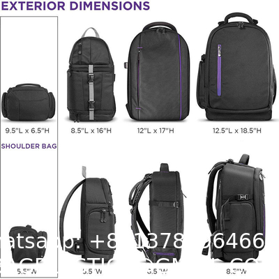 Padded Travel Personalized Customized Camera Bag Camera Case Compatible for Sony Canon Nikon Camera and Lens
