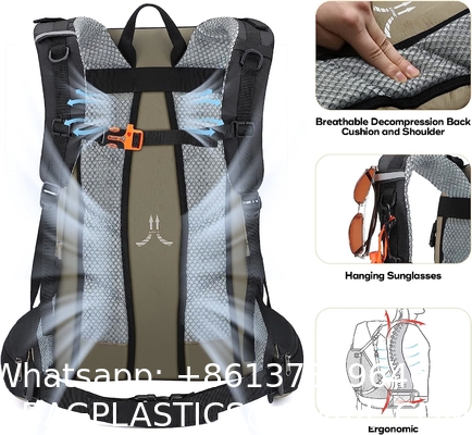 Hiking Backpack,Camping Backpack,50L Waterproof Hiking Daypack with Rain Cover,Lightweight Travel Backpack