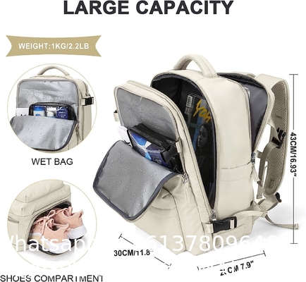 Large Travel Backpack Women, Carry On Backpack,Hiking Backpack Waterproof Outdoor Sports Rucksack Casual Daypack Fit
