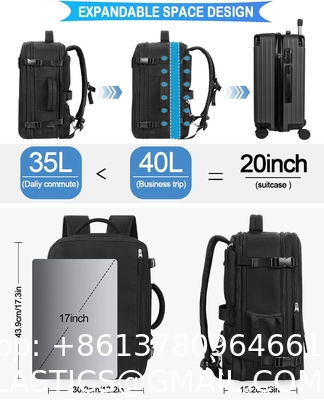 Travel Backpack Flight Airline Approved, Personal Item Bag For Women, Laptop Backpack, Waterproof Sports Casua