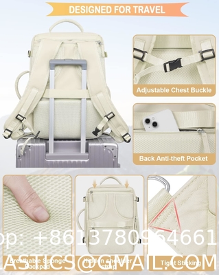 Travel Backpack Flight Airline Approved, Personal Item Bag For Women, Laptop Backpack, Waterproof Sports Casua