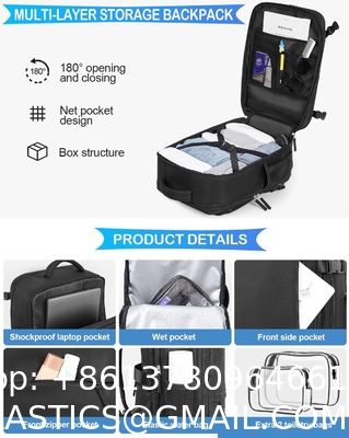 Travel Backpack Flight Airline Approved, Personal Item Bag For Women, Laptop Backpack, Waterproof Sports Casua