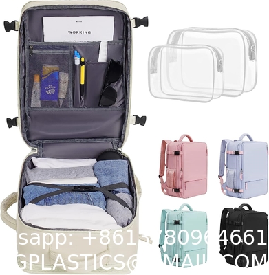 Travel Backpack Flight Airline Approved, Personal Item Bag For Women, Laptop Backpack, Waterproof Sports Casua