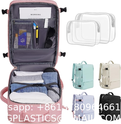 Travel Backpack Flight Airline Approved, Personal Item Bag For Women, Laptop Backpack, Waterproof Sports Casua