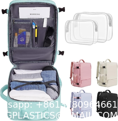Travel Backpack Flight Airline Approved, Personal Item Bag For Women, Laptop Backpack, Waterproof Sports Casua
