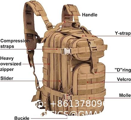 Small 30L Rucksack ornaments Tactical Backpack Outdoors Bug Out Bag Packable Backpack Lightweight Casual Daypack