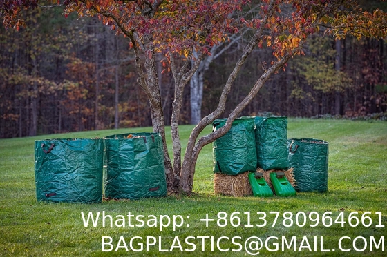 72 Gallons Garden Bag - Reuseable Heavy Duty Gardening Bags, Lawn Pool Garden Leaf Waste Bag