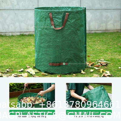 72 Gallons Garden Bag - Reuseable Heavy Duty Gardening Bags, Lawn Pool Garden Leaf Waste Bag