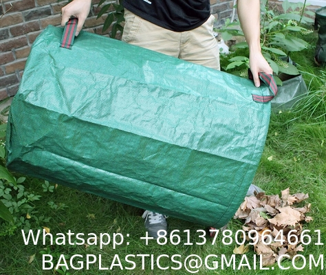 72 Gallons Garden Bag - Reuseable Heavy Duty Gardening Bags, Lawn Pool Garden Leaf Waste Bag