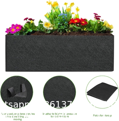 Fabric Raised Garden Bed 6x3x1ft Garden Grow Bed Bags for Growing Herbs, Flowers and Vegetables 128 Gallon