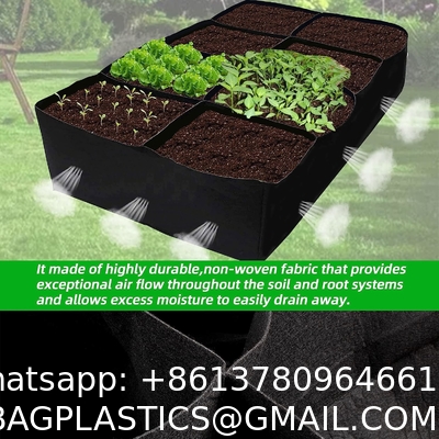 Fabric Raised Garden Bed 6x3x1ft Garden Grow Bed Bags for Growing Herbs, Flowers and Vegetables 128 Gallon