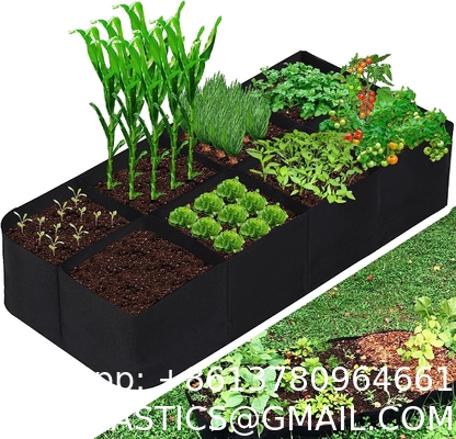 Fabric Raised Garden Bed 6x3x1ft Garden Grow Bed Bags for Growing Herbs, Flowers and Vegetables 128 Gallon