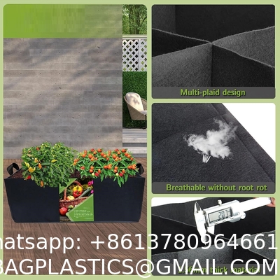 Fabric Raised Garden Bed 6x3x1ft Garden Grow Bed Bags for Growing Herbs, Flowers and Vegetables 128 Gallon