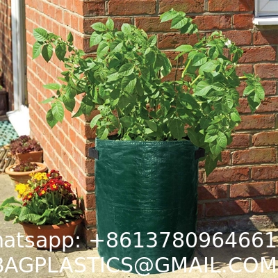 10 Gallon Potato Grow Bags, Planter Pouch Bags for Vegetables, Fruits and Flowers Flap Window, Garden Planting Bag