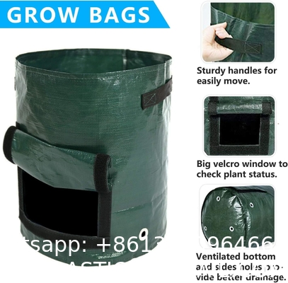 10 Gallon Potato Grow Bags, Planter Pouch Bags for Vegetables, Fruits and Flowers Flap Window, Garden Planting Bag