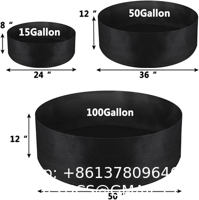 Garden Planter, Fabric Grow Beds Divided Grids, Planting Bags with Drainage Holes, PE Planter Pots for Tomatoes