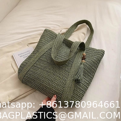 Straw Bags for Women Summer Beach Woven Tote Hobo Handbag Casual Straw Shoulder Bags for Travel Vocation