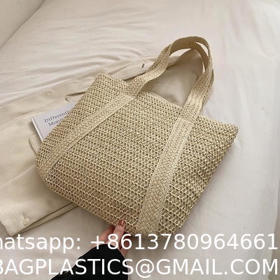 Straw Bags for Women Summer Beach Woven Tote Hobo Handbag Casual Straw Shoulder Bags for Travel Vocation