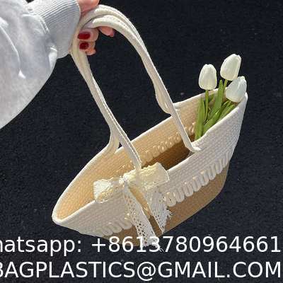Large-Capacity Beach Bag Fashion All-Match Commuter Tote Bag Niche Weaving Portable Foreign Style Shoulder Bag