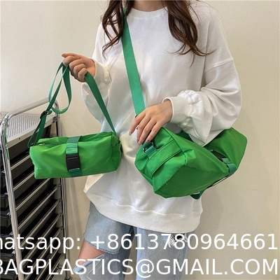 Sports Gym Bag Waterproof Toast Bag Large Capacity Casual Red Oxford Cloth Single Shoulder Messenger Duffel Bag Travel