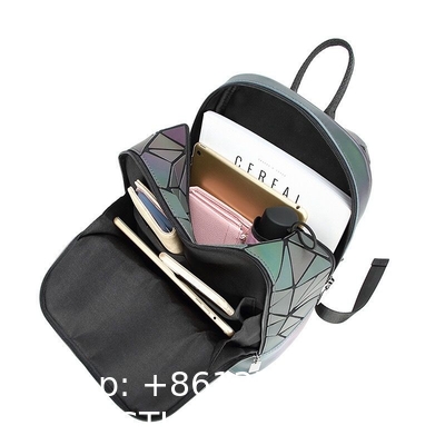 Cool Luminous Personality Fashion Laser Color-Changing Shoulder Student White-Collar Travel Backpack