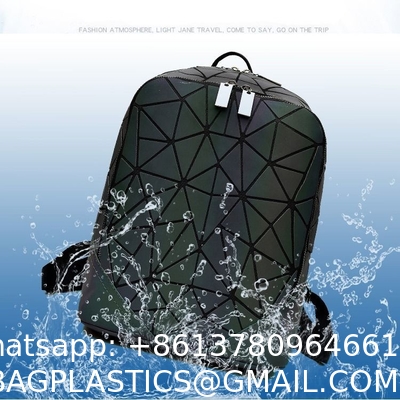 Cool Luminous Personality Fashion Laser Color-Changing Shoulder Student White-Collar Travel Backpack