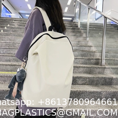 Simple Backpack Fashion Large-Capacity Travel Backpack Female Casual College Student Junior High School School Bag