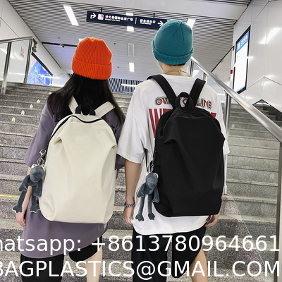 Simple Backpack Fashion Large-Capacity Travel Backpack Female Casual College Student Junior High School School Bag
