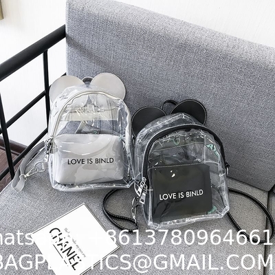 Transparent Jelly Small Bag Ladies New Ins Super Hot Backpack Female Korean Version Mini Cute Student Backpack