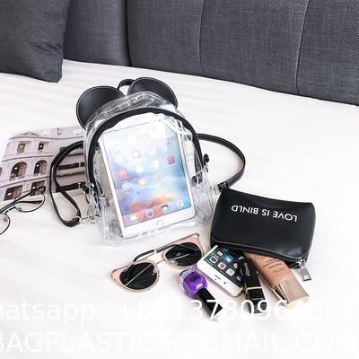 Transparent Jelly Small Bag Ladies New Ins Super Hot Backpack Female Korean Version Mini Cute Student Backpack