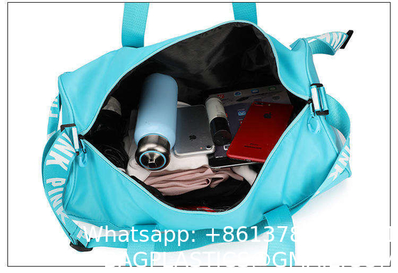 Custom Design Water Proof Teen Girls Dance Duffel Bag Fitness Handbags Traveling Weekender Sports Duffle Bags