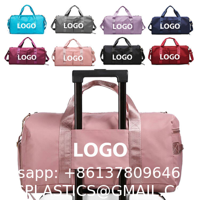 Fashion Personalized Waterproof Carry-On Luggage Overnight Weekender Bag Leisure Gym Tote Duffel Sport Bag For Ladies