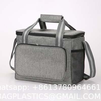 Portable Thermal Cooler Bag Picnic Food Beverage Drink Fresh Keeping Organizer Insulated Lunch Box