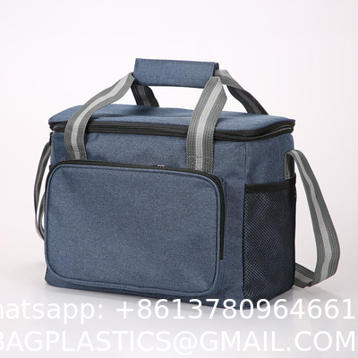 Portable Thermal Cooler Bag Picnic Food Beverage Drink Fresh Keeping Organizer Insulated Lunch Box