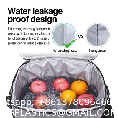 Portable Thermal Cooler Bag Picnic Food Beverage Drink Fresh Keeping Organizer Insulated Lunch Box