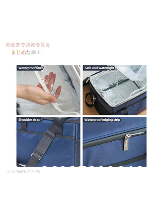 Big Square Camping Thermal Cooler Bag wIth Shoulder Strap Waterproof Oxford Cloth Cooler Lunch Box Bag