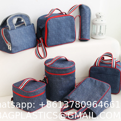 Factory Direct Sales Insulation Bag Set Family Travel Picnic Ice Pack Drink Food Thickened Cooler Bag