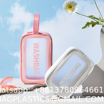 Women Transparent Waterproof Makeup Bag Portable Travel Wash Storage Pouch Large Capacity Organizer Beauty Case