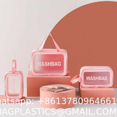 Women Transparent Waterproof Makeup Bag Portable Travel Wash Storage Pouch Large Capacity Organizer Beauty Case